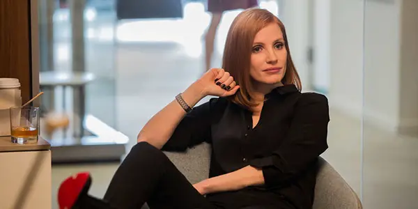 MISS SLOANE: Chastain Shines Again In This Tense Political Thriller