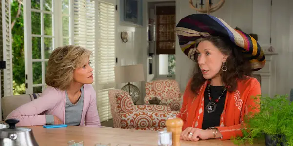 Lily Tomlin as Frankie Bergstein on Grace and Frankie